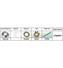 Prop Kit for Pressed in Hub Propeller Honda BF60/75/80/90/100/115/130 (17064501)