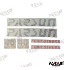 Parsun Top Cowling Back Marks F40