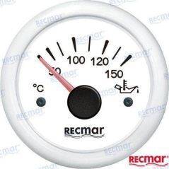 Recmar Oil Temperature Guage White 50-150ºC