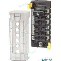 Blue Sea ST CLB Circuit Breaker Block - 6 Position with Negative Bus