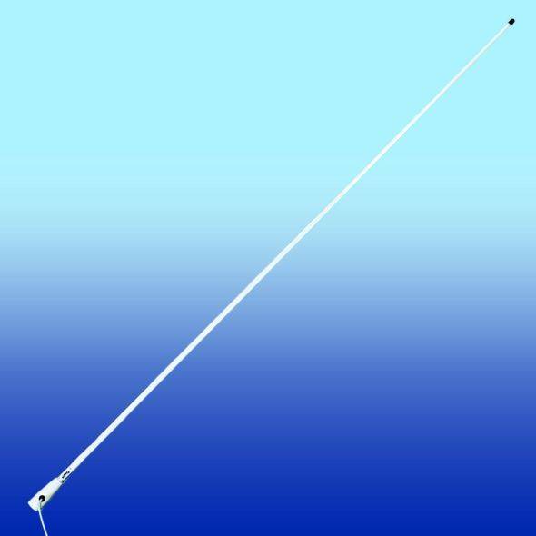 Glomex 1,5m (5′) VHF Antenna with Nylon Ferrule and 4,5m (15′) Coax Cable
